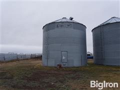 Brock 27' Grain Bin W/Floor & 24" Fan 