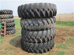 Firestone Super All Traction 20.8-42 Tractor Tires & Rims 