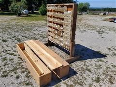 Wood Boxes & Organizer Rack 