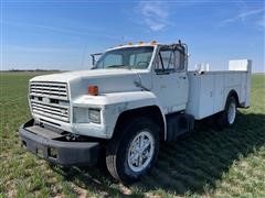 1984 Ford F750 2WD Service Truck 