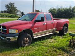 2003 Dodge RAM 3500 4x4 Crew Cab Dually Pickup 