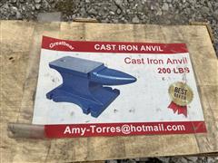 2023 Greatbear 200lbs Cast Iron Anvil 