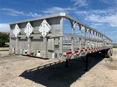 2002 Wilson CF900 T/A Aluminum Flatbed Trailer W/Removable Sides 