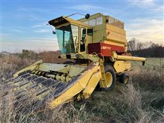 New Holland TR70 Combine W/Corn Header 