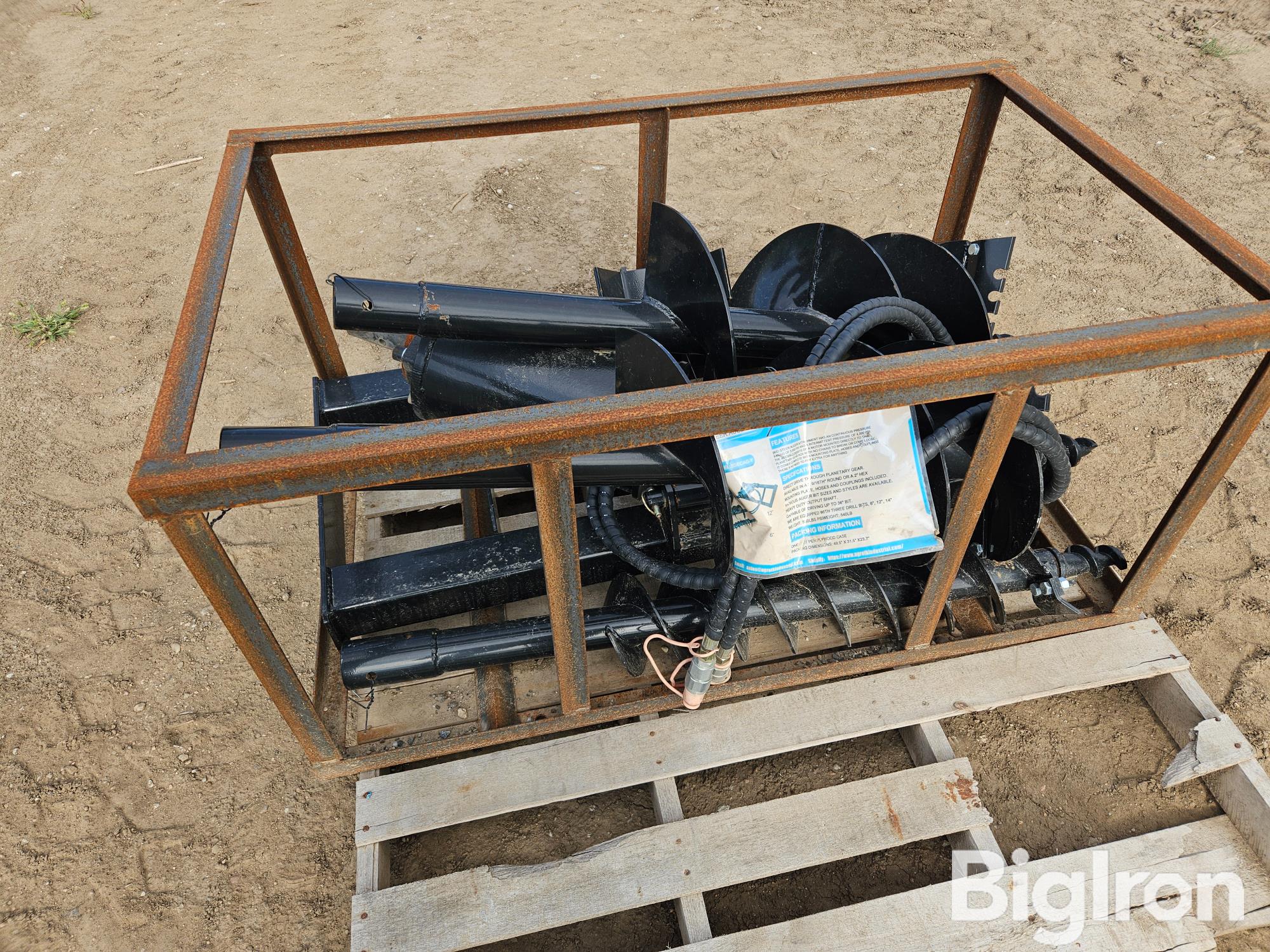 2024 AGT SSEGAC-Y Post Hole Auger Skid Steer Attachment 