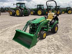 2022 John Deere 1025R MFWD Compact Utility Tractor W/Loader 