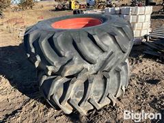 Goodyear 23.1-30 Tires & Gleaner Rims 