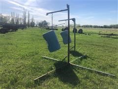 Plastic Barrel Hanging Salt/Mineral Feeders 