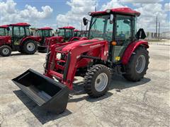 2023 Mahindra 2670 PST CAB Compact Utility Tractor W/Loader 