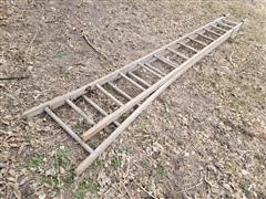 Wooden Extension Ladder 