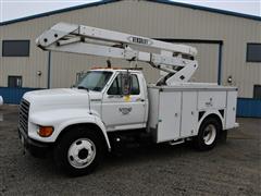 1998 Ford F800 S/A Bucket Truck 