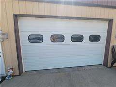 Overhead Door 14'X8' Complete Garage Door Assembly W/Lift Master Opener 