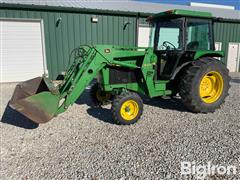 1991 John Deere 2555 Tractor W/JD 245 Loader 