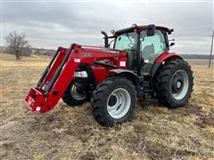 2013 Case IH Maxxum 140 MFWD Tractor W/Loader 