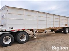 2009 KBH 40' Steel Hopper Bottom T/A Grain Trailer 