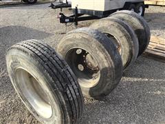 Ironman I-192 10R22.5 Tires & Steel Rims 