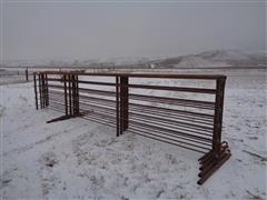 Freestanding 24' Steel Livestock Panels 