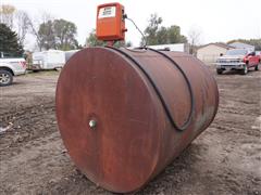 Gasboy 1820 1,000-Gallon Fuel Tank W/Pump 