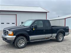 2001 Ford F250 XLT Super Duty 4x4 Extended Cab Pickup 