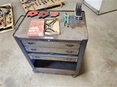 Rolling Tool Cabinet & Tools 