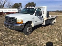 1999 Ford F450 2WD Flatbed Pickup 