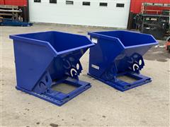 1 Yd Skid Steer Attachment Dumpsters 