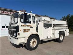 1984 Mack MS300P 2WD Cab-Over Fire Truck 