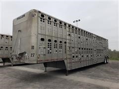 1998 Wilson PSDCL-302 50' T/A Aluminum Livestock Trailer 