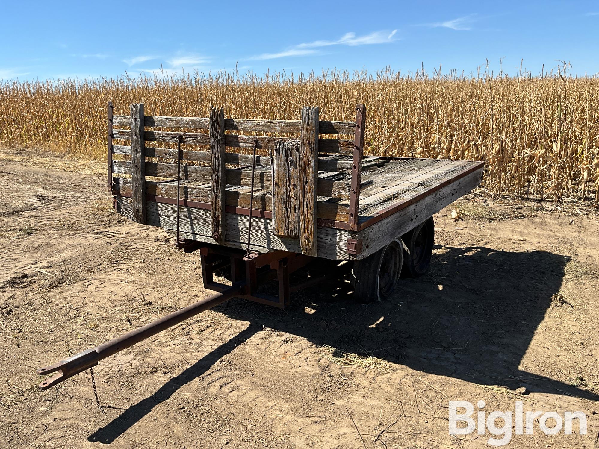 Shop Built T/A Flatbed Trailer 