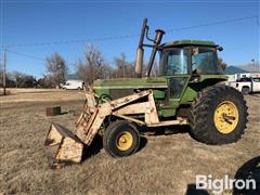 1975 John Deere 4630 2WD Tractor W/Loader 