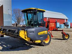 2002 New Holland HW320 Self-Propelled Windrower 