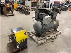 Ingersoll-Rand 10T Air Compressor & Inline Air Dryer System 