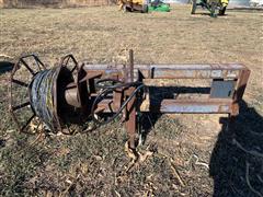 Shop Built Wire Winder Skid Steer Attachment 