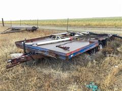 Shop Built T/A Steel Deck Flatbed Trailer 