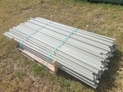 Fiberglass Solid Fence Poles 