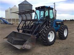 1997 New Holland Versatile 9030E 4WD Tractor W/Grapple Loader 