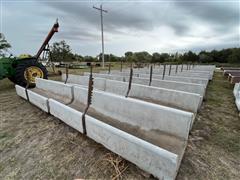 Concrete Fence Line Feed Bunks 