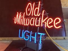 1991 Old Milwaukee Light Neon Sign 