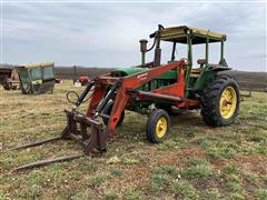 1967 John Deere 4020 2WD Tractor W/Loader 