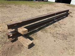 20’ Steel I-Beams 