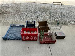 Vintage Crates & Soda Bottles 