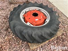 Allis-Chalmers 14.9-28 Power Adjust Tire & Rim 