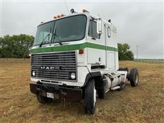 1985 Mack MH613 Cabover T/A Truck Tractor W/Sleeper 