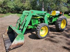 1984 John Deere 1450 MFWD Tractor W/Loader 