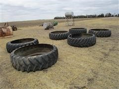 Tractor Tire Feed Bunks 