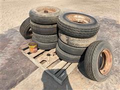 7-14.5 Trailer Tires, Rims, Axles 