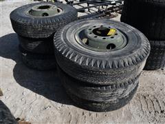 11.00-20 Tires On 10-bolt Wheels (BID PER UNIT) 