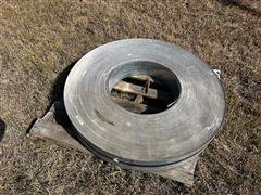 6” Galvanized Flat Metal 