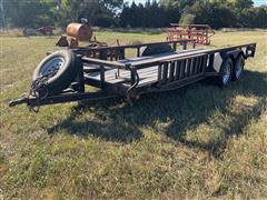 Homemade T/A Flatbed Trailer 