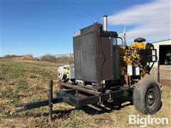 Caterpillar C6.6 6-Cyl Diesel Power Unit W/Generator On Cart 